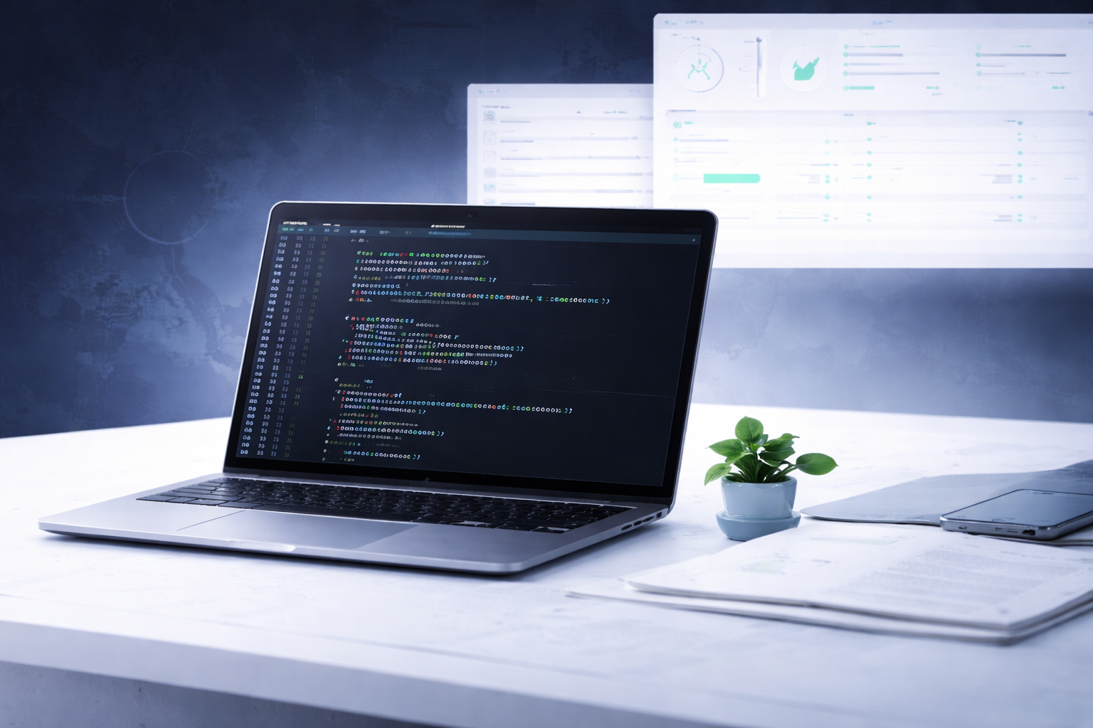 Laptop com código ANSI C