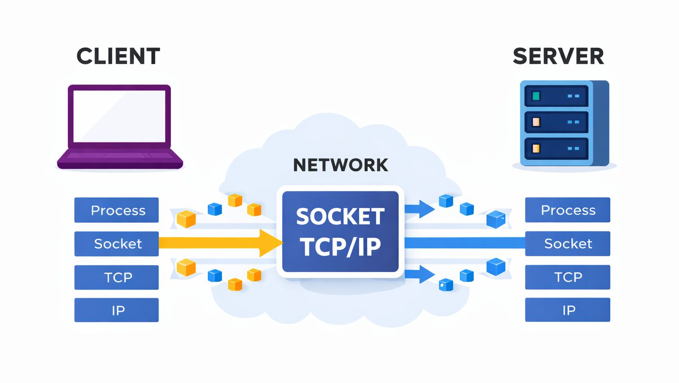 Tela do socket TCP/IP